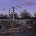 Chair at the Railroad Tracks